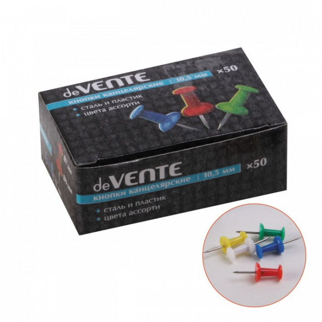 Кнопки-гвозди 50шт, deVENTE/4132401 (10)