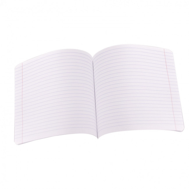 Тетрадь 12 линия «Зелёный пастель» скрепка, обложка пластик (20/280)