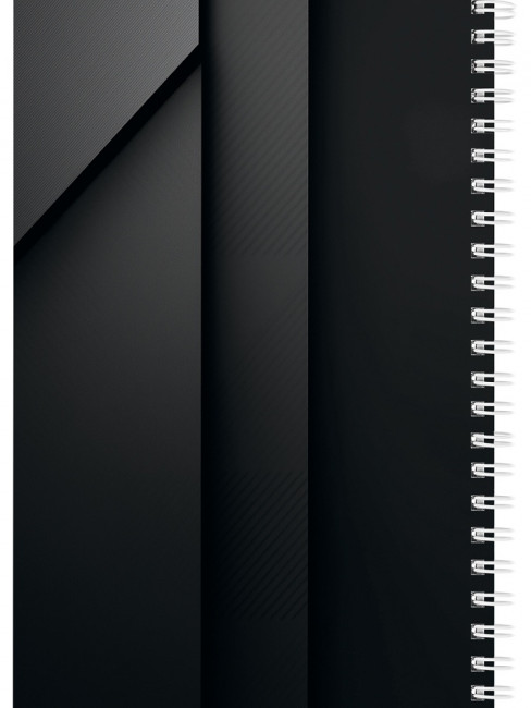 Записная книжка А5 100л клетка "Оттенки чёрного", 7БЦ, на гребне, Проф-Пресс/100-7211 (16)