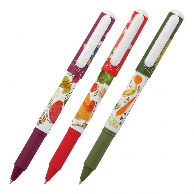 Ручка шариковая 0,7мм синяя "DreamWrite. Славянская трапеза", BV/20-0264/13 (24)