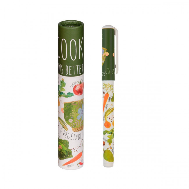 Ручка шариковая 0,7мм синяя "DreamWrite. Славянская трапеза", BV/20-0264/13 (24)