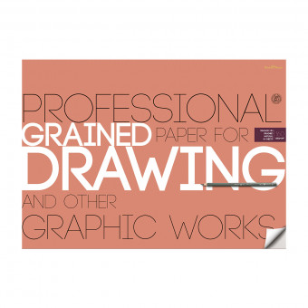 Бумага А2 10л 160 г/м2, для рисования и графики, в папке, BV/4-129 (5)