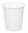 Стакан одноразовый 200 мл, 50 шт., бумажный однослойный, для холодного и горячего, БЕЛЫЙ, СКАНДИПАКК, -0000