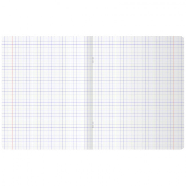 Тетрадь 48 клетка "Retrospective" скрепка, BG (4/12)