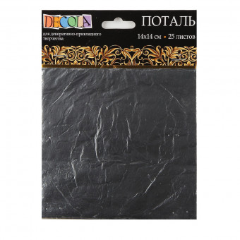 Поталь Decola 14*14см 25л Невская палитра 2061291389 серебро