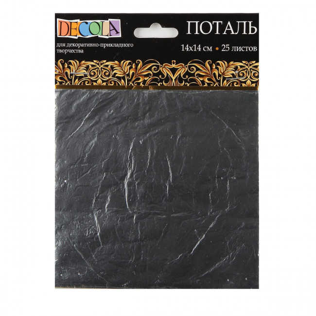 Поталь Decola 14*14см 25л Невская палитра 2061291389 серебро