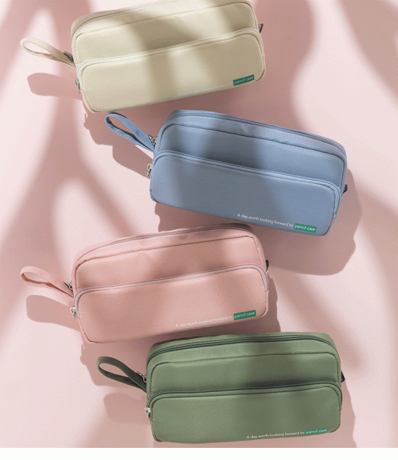 Пенал для канцелярских принадлежностей на 2 отделения, с внутренним подкладом, Магистр, черный, синий/ TM00510 Пенал для канцелярских принадлежностей на 2 отделения, с внутренним подкладом, Магистр, черный, синий/ TM00510