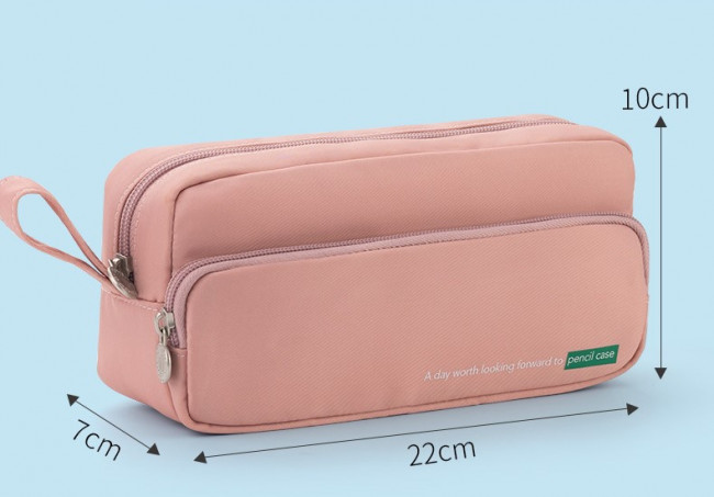 Пенал для канцелярских принадлежностей на 2 отделения, с внутренним подкладом, Магистр, черный, синий/ TM00510 Пенал для канцелярских принадлежностей на 2 отделения, с внутренним подкладом, Магистр, черный, синий/ TM00510