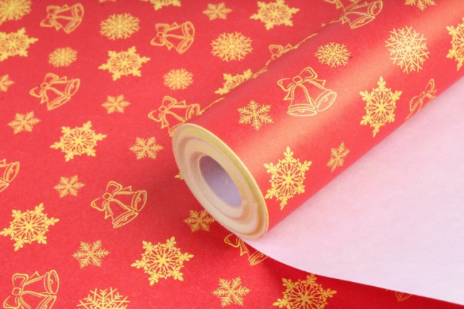 Бумага крафт бел.70гр худож.рис "Праздничный узор"