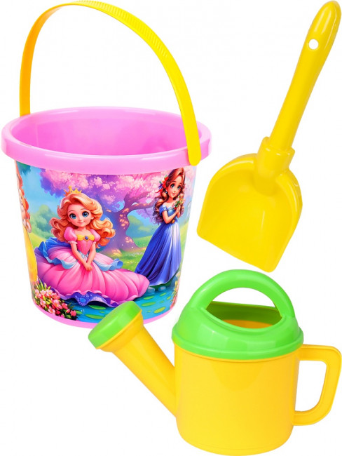 Песочный набор "Принцессы": ведро, лопатка 22см, лейка, №111, Рыжий Кот/НАБ-4794 Песочный набор "Принцессы": ведро, лопатка 22см, лейка, №111, Рыжий Кот/НАБ-4794