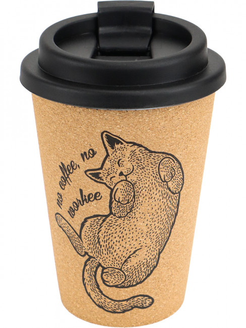 Термостакан "Милый котик," 350 мл, MILAND/КП-8187