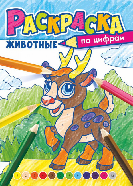 Раскраска по цифрам (А4) РКСЦ-007