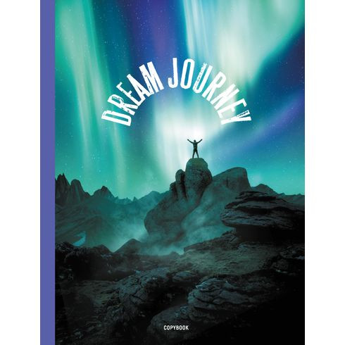 Тетрадь для записей со сменным блоком А5 120л. клетка "Путешествие мечты" ламинация глянцевая, индивидуальная упаковка BG (24)