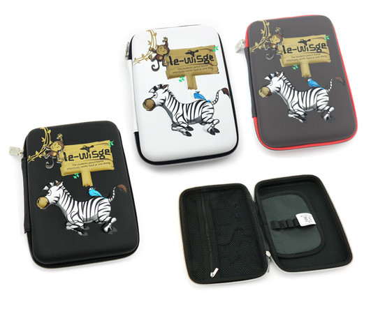 Пенал 1  отд. CN-60/BZ-29 "Зебра" 21*13*4,5 см EVA пластик с объемным рисунком, на блистере (1/16/96)
