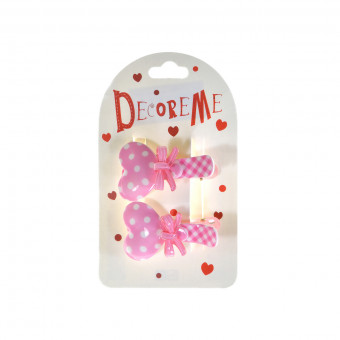 Набор заколок 3,5см для волос, 2шт, BV/2-719/09 (10)