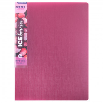 Папка А4 700 мкр 20мм, с металлическим прижимом, брусника, лён, Trend ICEberries Expert Complete/EC210720070 Папка А4 700 мкр 20мм, с металлическим прижимом, брусника, лён, Trend ICEberries Expert Complete/EC210720070