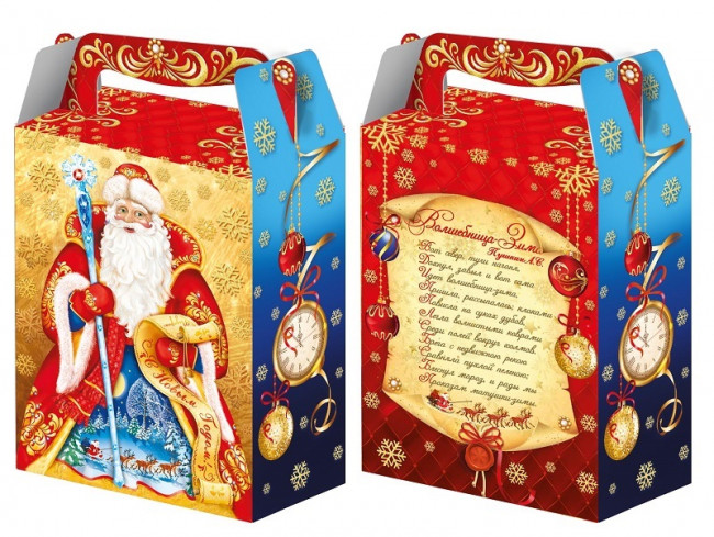 Коробка для конфет на 1000г 14х8х19,5/23,5см "Открытка", Микрос/ап4846_0624 Коробка для конфет на 1000г 14х8х19,5/23,5см "Открытка", Микрос/ап4846_0624