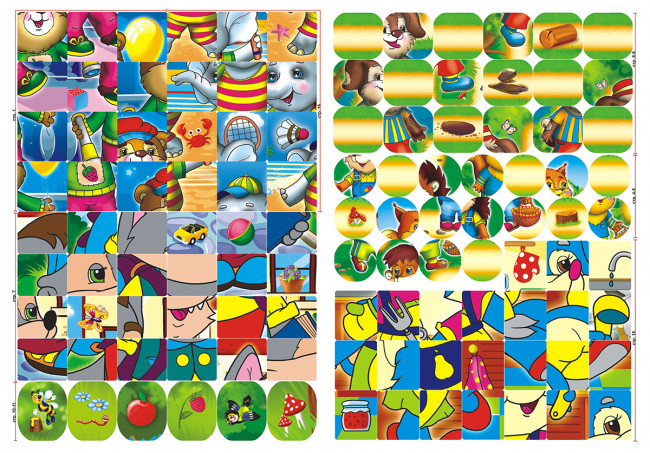 Раскраска с наклейками (А4) Развлекайка ТНЗ-001