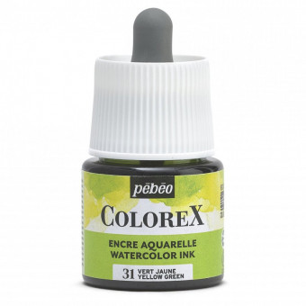 Акварельные чернила 45мл "Colorex" во флаконе с пипеткой, желто-зеленый, PEBEO/417031