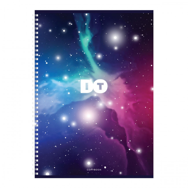 Тетрадь для записей А4 гребень 96л. клетка "Сделай это" BG (3/15)