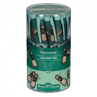 Ручка шариковая 0,7мм синяя "FreshWrite. Boots. Зеленые ботинки", BV/20-0214/100 (24) Ручка шариковая 0,7мм синяя "FreshWrite. Boots. Зеленые ботинки", BV/20-0214/100 (24)