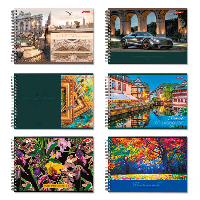 Альбом для рисования А4 48л гребень "Микс классика!" "Светоч" (6) Альбом для рисования А4 48л гребень "Микс классика!" "Светоч" (6)