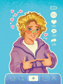 Точкабук Soft "Тиктокер". Формат: 135х190х3мм 80стр, Проф-Пресс Точкабук Soft "Тиктокер". Формат: 135х190х3мм 80стр, Проф-Пресс