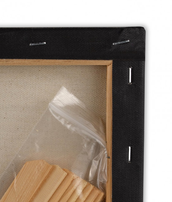 Холст на подрамнике, черный грунт, 100% хлопок 380г/м2 40х60, 25.4060BG