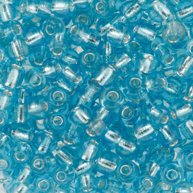 Бисер 10г 08/0 (0021-0056) св.бирюзовый Zlatka/GR №0047А