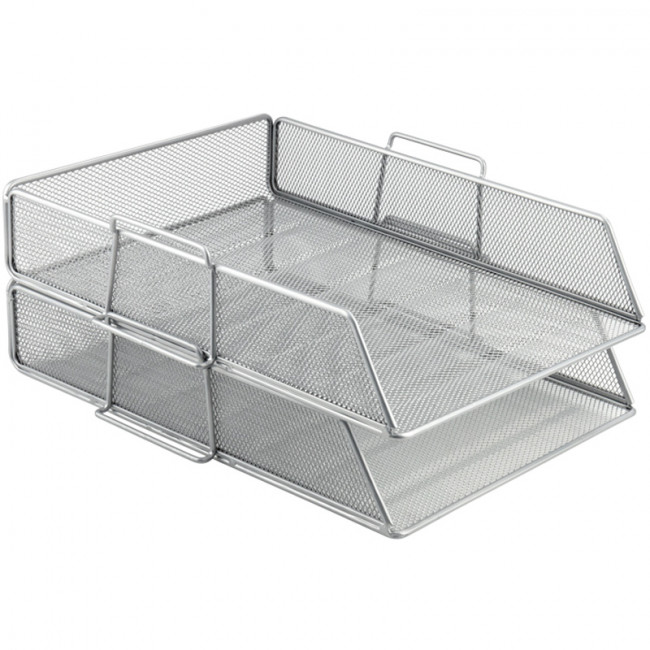 Лоток горизионтальный 80x280x340мм метал, серебр., AXENT