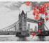 Алмазная мозаика 40*50 на подрамнике "Тауэрский мост", полная выкладка, ALM048