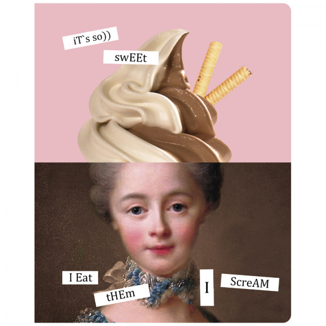 Тетрадь 60 клетка "Я не определилась" скрепка, BG (4/48) Тетрадь 60 клетка "Я не определилась" скрепка, BG (4/48)