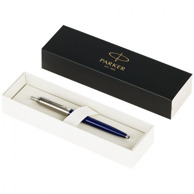Ручка шариковая 1,0мм синяя "Jotter Originals Navy Blue Chrome CT" кнопочн., Parker