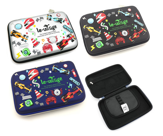 Пенал 1  отд. CN-61/BZ-31 "Гонки" 21*13*4,5 см EVA пластик с объемным рисунком, на блистере (1/24/96)