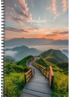 Тетрадь А4 60 клетка "Красивая природа - 3", на гребне, Profit/60-8997