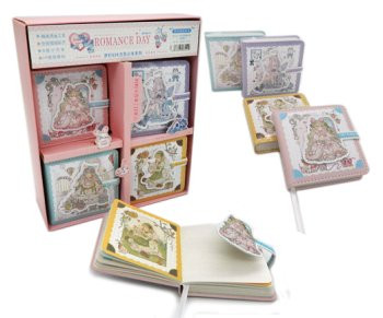 Записная книжка А7 112л. CY-110 "Романтика" к/зам, мягкая обложка, цветной блок, клапан на магните, цвета ассорти (1/12/288)