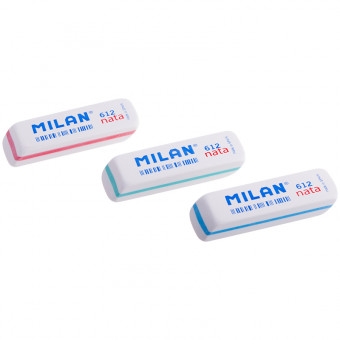 Ластик "Nata 612", скошенный, пластик, 78*23*12мм (MILAN) (Испания) (12/300) Ластик "Nata 612", скошенный, пластик, 78*23*12мм (MILAN) (Испания) (12/300)