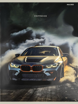 Тетрадь А4 48 клетка "Автомобиль в тумане" скрепка, Проф-Пресс/Т48-2254 (10/40)