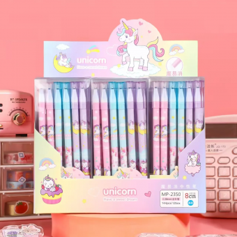 Ручка гелевая синяя 0,38мм Магистр "Unicorm", со стираемыми чернилами, MP-2350