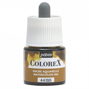 Акварельные чернила 45мл "Colorex" во флаконе с пипеткой, желто-коричневый, PEBEO/417044