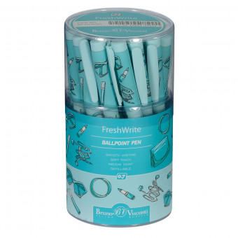 Ручка шариковая 0,7мм синяя "FreshWrite. Life Style. Mint dream", BV/20-0214/84 (24)