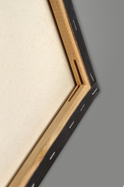 Холст на подрамнике, черный грунт, 100% хлопок 380г/м2 50х50, 25.5050BG