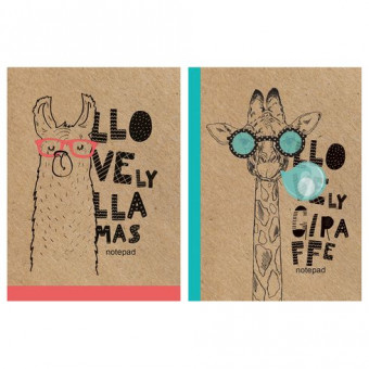 Бизнес-блокнот А6 переплёт твёрдый 80л. индивид.блок:клетка "Lovely" ламинация матовая выборочный лак, BG (20/40)