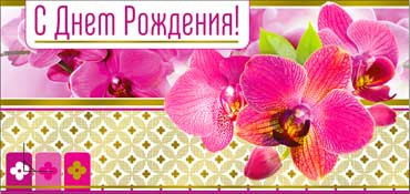 Конверт для денег  "С Днем Рождения" 90-1047-м (10)