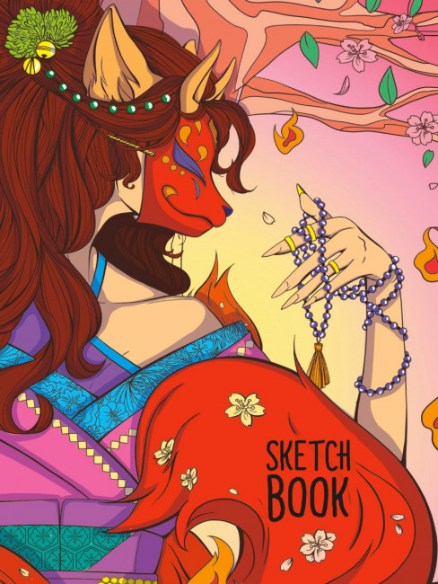 Скетчбук "В маске лисы. Аниме". Формат: 145х203х13 160стр, Проф-Пресс Скетчбук "В маске лисы. Аниме". Формат: 145х203х13 160стр, Проф-Пресс