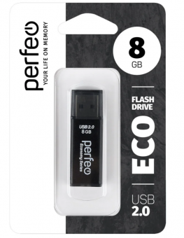 Perfeo USB 8GB E03 Black economy series