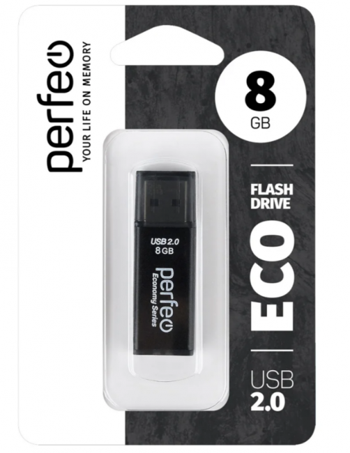 Perfeo USB 8GB E03 Black economy series