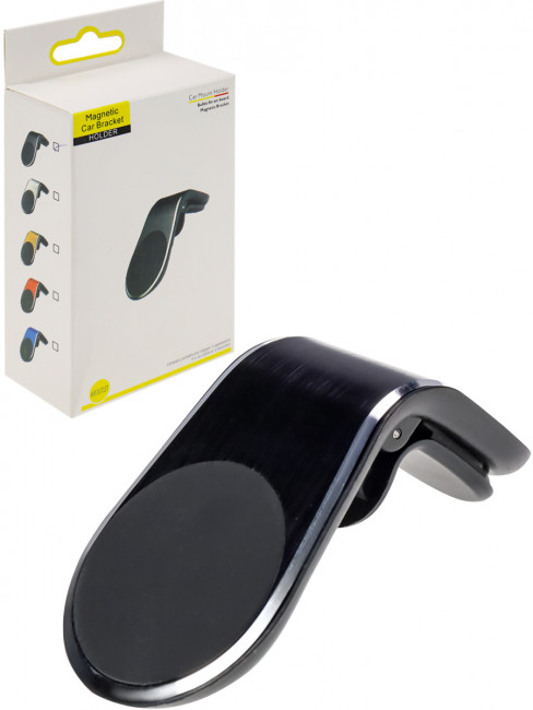 Автомобильный магнитный держатель L-типа, 7см*3,5см, черный АВТ-8466