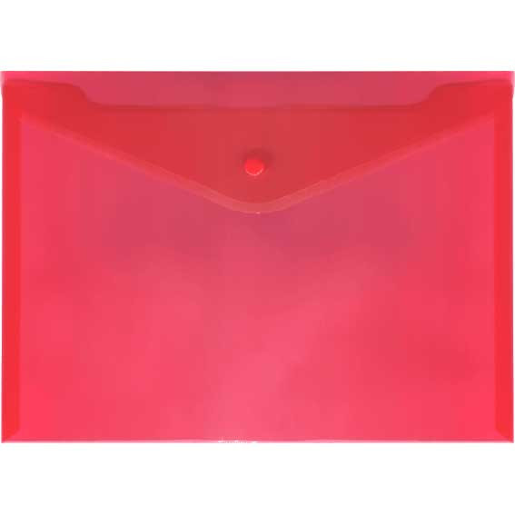 Папка-конверт на кнопке "Attomex" A4 (330x240 мм) 150 мкм, полупрозрачная красная (20 шт.) (20/100) Папка-конверт на кнопке "Attomex" A4 (330x240 мм) 150 мкм, полупрозрачная красная (20 шт.) (20/100)