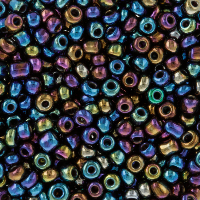 Бисер "Zlatka" GR 11/0 (0401-0410) 10 г №0409 бензиновый